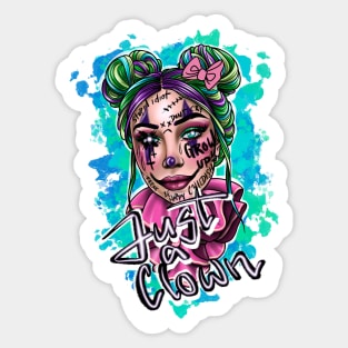 Just a Clown Sticker